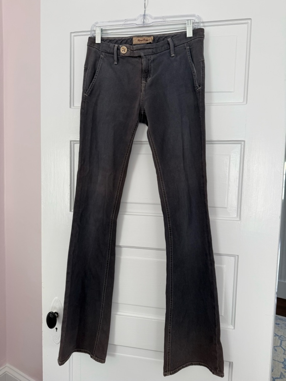 Raven Denim Black Flare Jeans